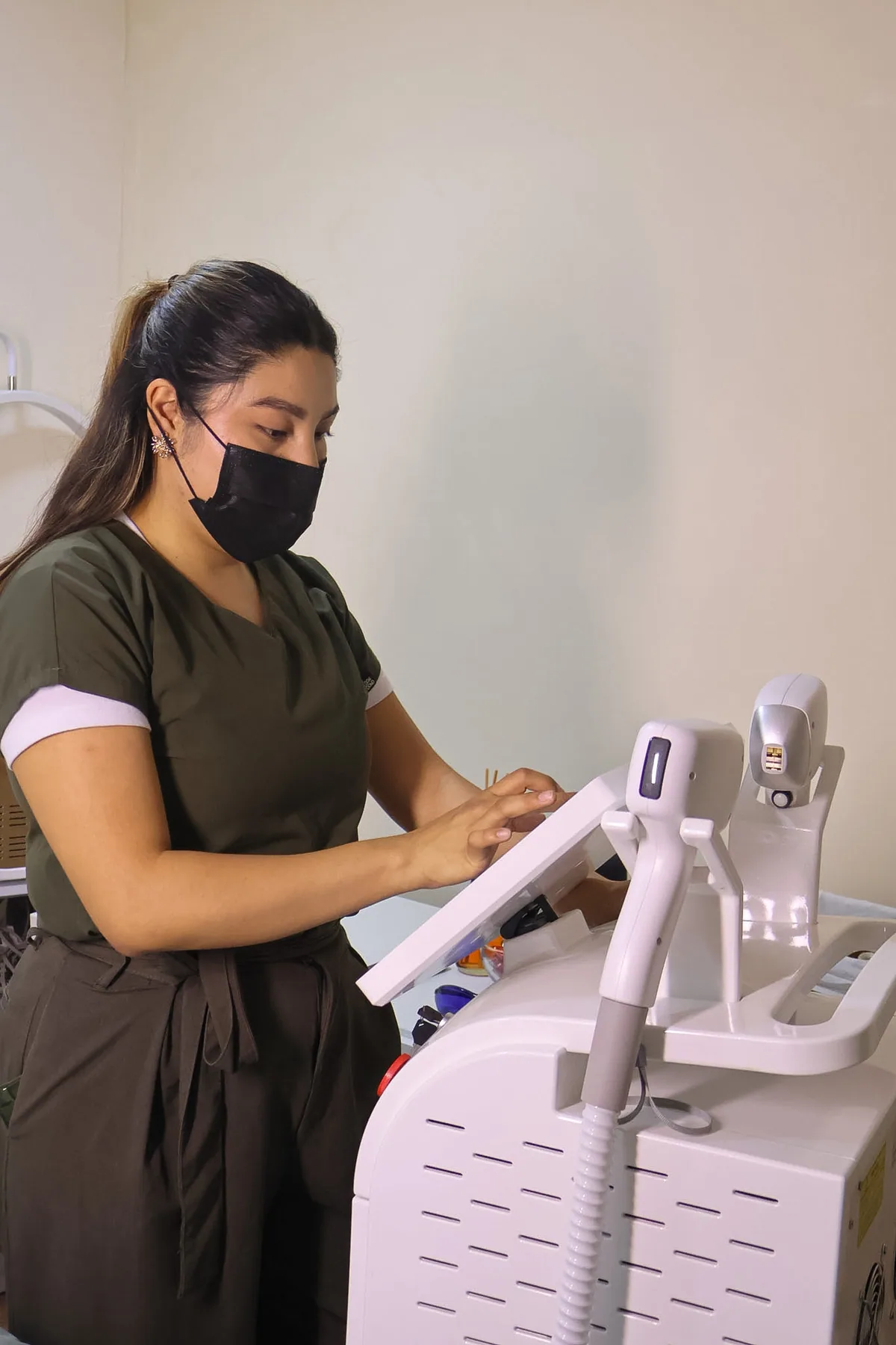 Aparatología estética Venus en cabina